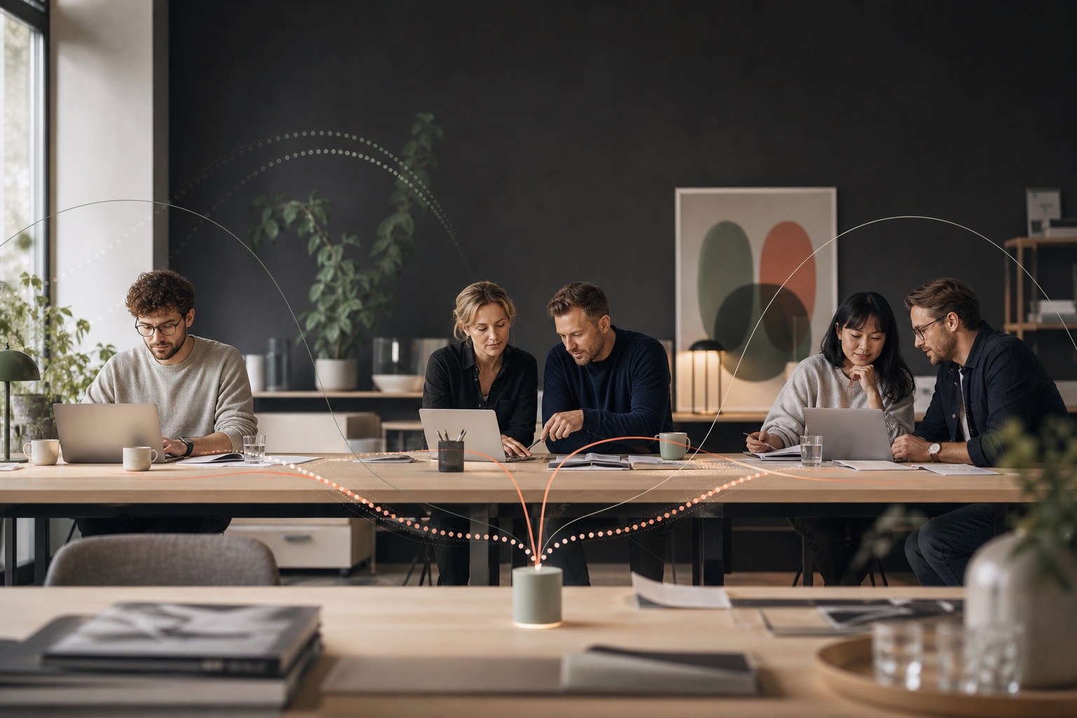 Tre samarbejdsformer viser self-service, managed SEO og hybrid levering